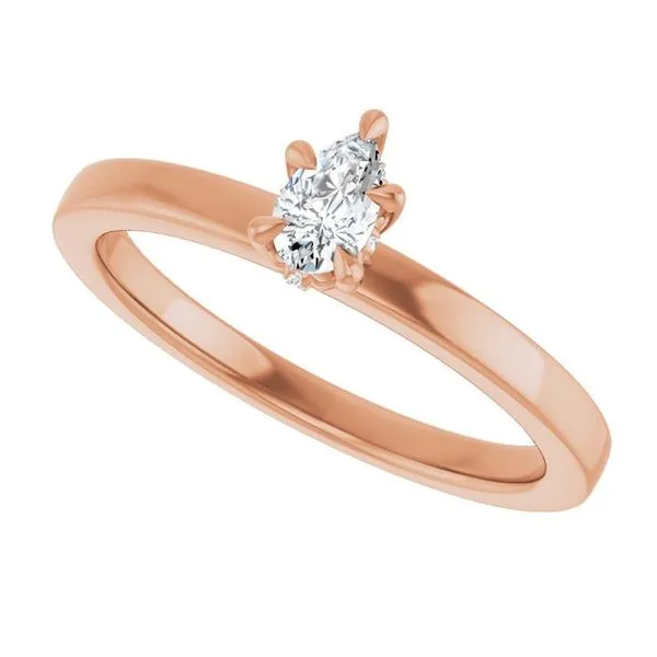 Claw-Prong Hidden Halo-Style Engagement Ring Image 5 The Jewelry Source El Segundo, CA