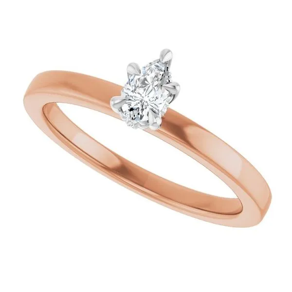 Claw-Prong Hidden Halo-Style Engagement Ring Image 5 Northwood Jewelers Northwood, OH