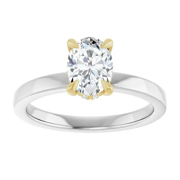 Claw-Prong Hidden Halo-Style Engagement Ring Image 3 Raleigh Diamond Fine Jewelry Raleigh, NC