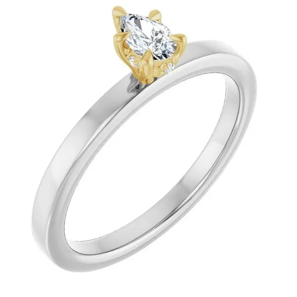 Claw-Prong Hidden Halo-Style Engagement Ring Austin's Fine Diamonds & Jewelry Lyndhurst, NJ