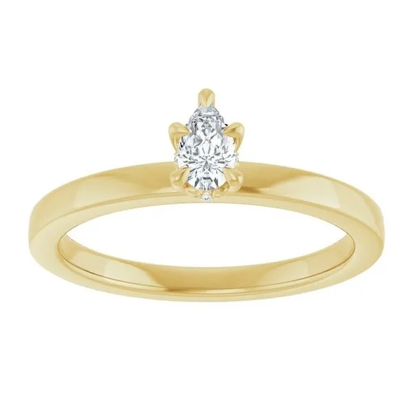 Claw-Prong Hidden Halo-Style Engagement Ring Image 3 JF Jones Jewelers Rochester, NY