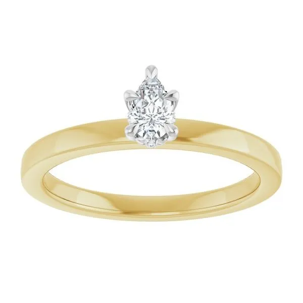 Claw-Prong Hidden Halo-Style Engagement Ring Image 3 JF Jones Jewelers Rochester, NY