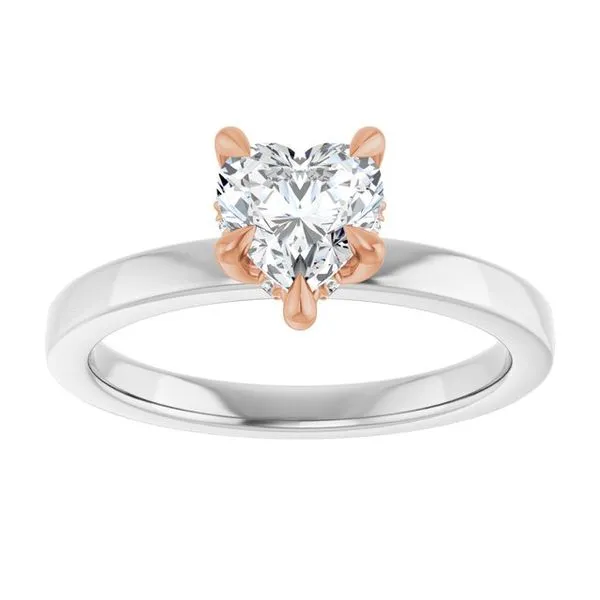 Claw-Prong Hidden Halo-Style Engagement Ring Image 3 Raleigh Diamond Fine Jewelry Raleigh, NC