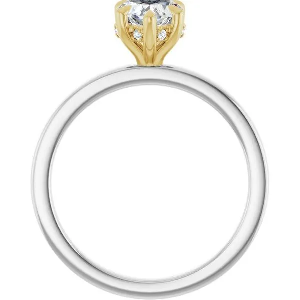 Claw-Prong Hidden Halo-Style Engagement Ring Image 2 Shipley's Fine Jewelry Hampstead, MD