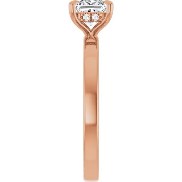 Claw-Prong Hidden Halo-Style Engagement Ring Image 4 Paul James Jewelers Angels Camp, CA