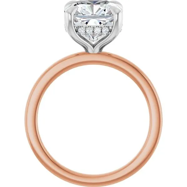 Claw-Prong Hidden Halo-Style Engagement Ring Image 2 J. Thomas Jewelers Rochester Hills, MI