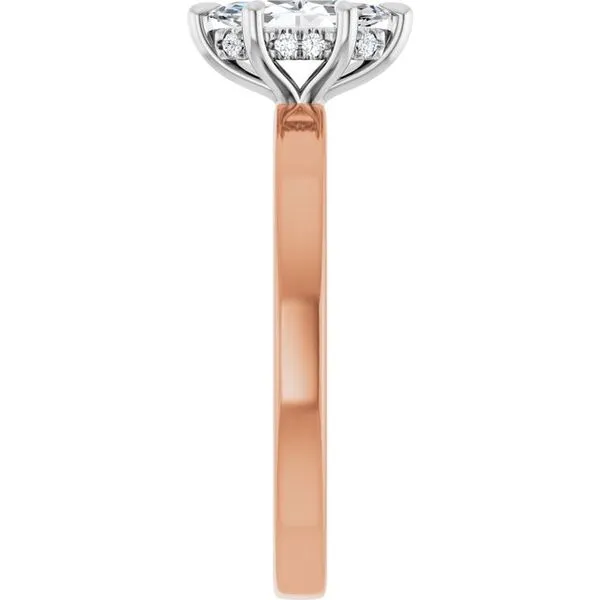 Claw-Prong Hidden Halo-Style Engagement Ring Image 4 Shipley's Fine Jewelry Hampstead, MD