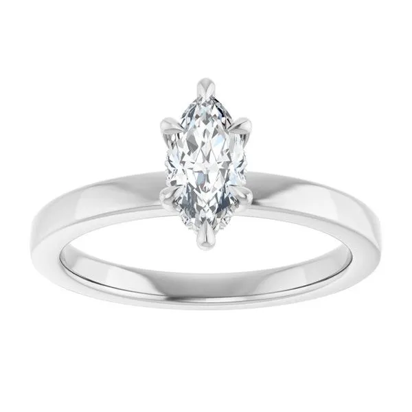 Claw-Prong Hidden Halo-Style Engagement Ring Image 3 Morin Jewelers Southbridge, MA