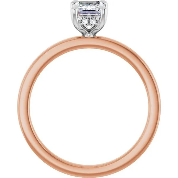 Claw-Prong Hidden Halo-Style Engagement Ring Image 2 Morin Jewelers Southbridge, MA