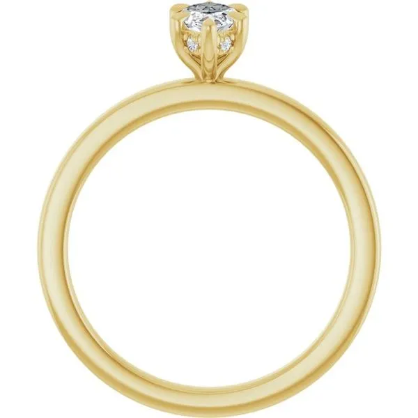 Claw-Prong Hidden Halo-Style Engagement Ring Image 2 Jimmy Smith Jewelers Decatur, AL