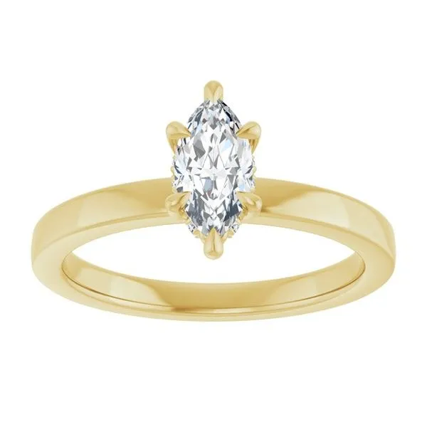 Claw-Prong Hidden Halo-Style Engagement Ring Image 3 Morin Jewelers Southbridge, MA