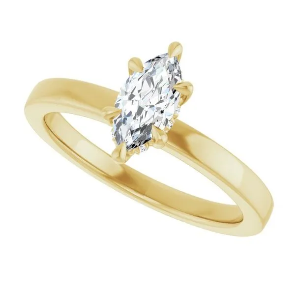 Claw-Prong Hidden Halo-Style Engagement Ring Image 5 Jimmy Smith Jewelers Decatur, AL