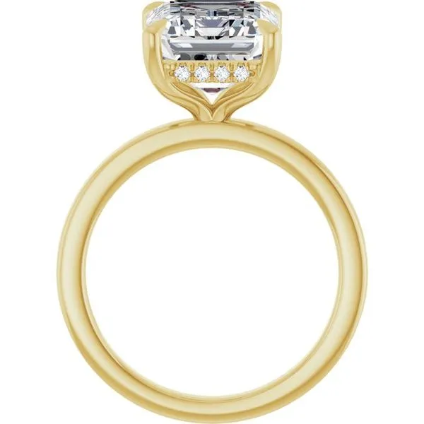 Claw-Prong Hidden Halo-Style Engagement Ring Image 2 Shipley's Fine Jewelry Hampstead, MD