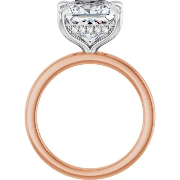 Claw-Prong Hidden Halo-Style Engagement Ring Image 2 Raleigh Diamond Fine Jewelry Raleigh, NC