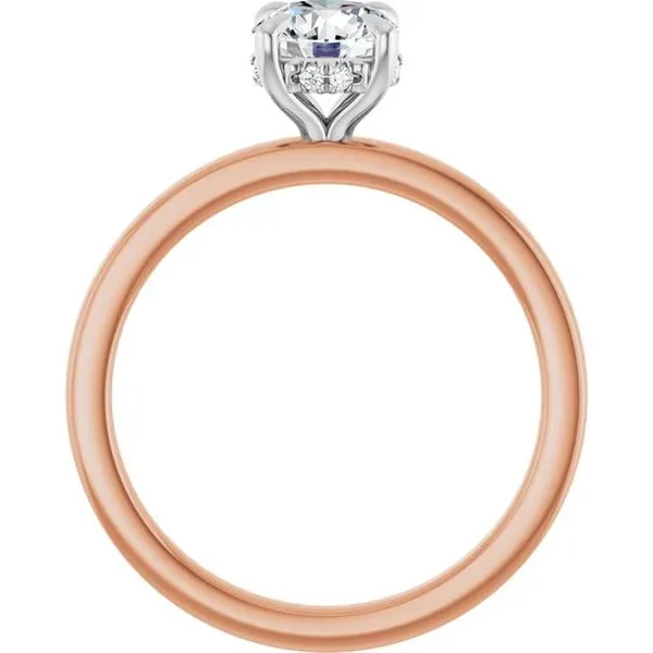 Claw-Prong Hidden Halo-Style Engagement Ring Image 2 Raleigh Diamond Fine Jewelry Raleigh, NC