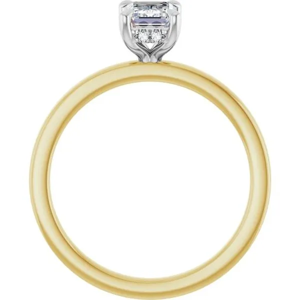 Claw-Prong Hidden Halo-Style Engagement Ring Image 2 Mark Jewellers La Crosse, WI