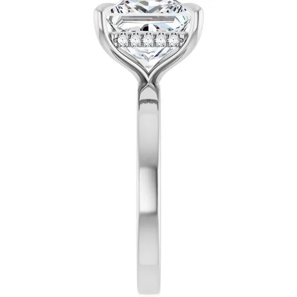 Claw-Prong Hidden Halo-Style Engagement Ring Image 4 Shipley's Fine Jewelry Hampstead, MD