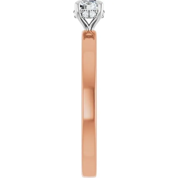 Claw-Prong Hidden Halo-Style Engagement Ring Image 4 Paul James Jewelers Angels Camp, CA