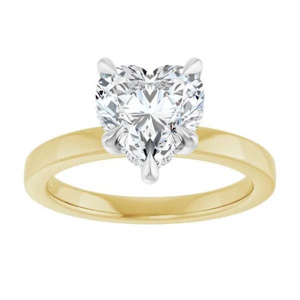 Claw-Prong Hidden Halo-Style Engagement Ring Image 3 Natale Jewelers Sewell, NJ
