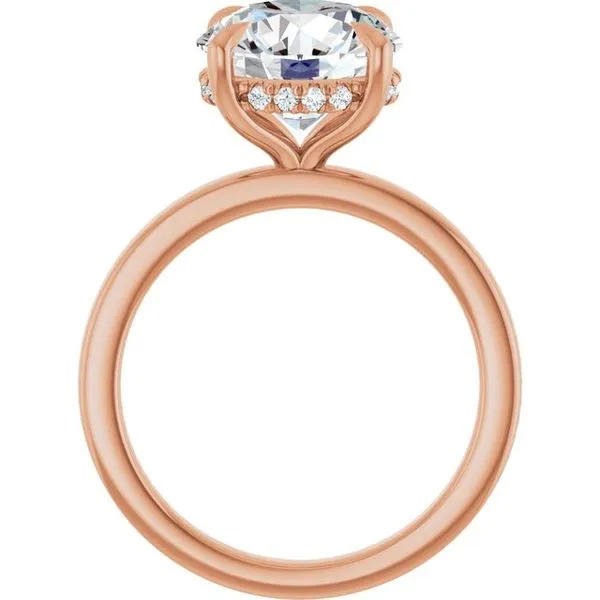 Claw-Prong Hidden Halo-Style Engagement Ring Image 2 Shipley's Fine Jewelry Hampstead, MD