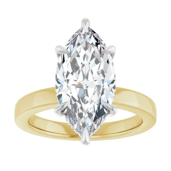 Claw-Prong Hidden Halo-Style Engagement Ring Image 3 J. Thomas Jewelers Rochester Hills, MI