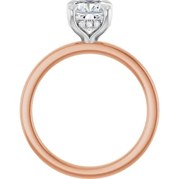 Claw-Prong Hidden Halo-Style Engagement Ring Image 2 Raleigh Diamond Fine Jewelry Raleigh, NC