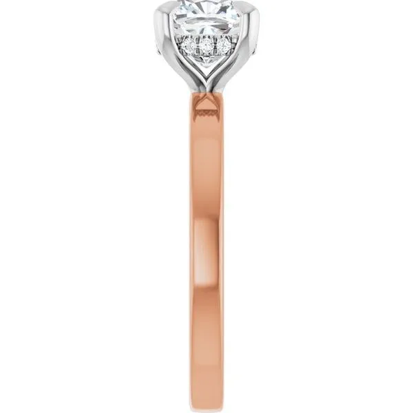 Claw-Prong Hidden Halo-Style Engagement Ring Image 4 Futer Bros Jewelers York, PA