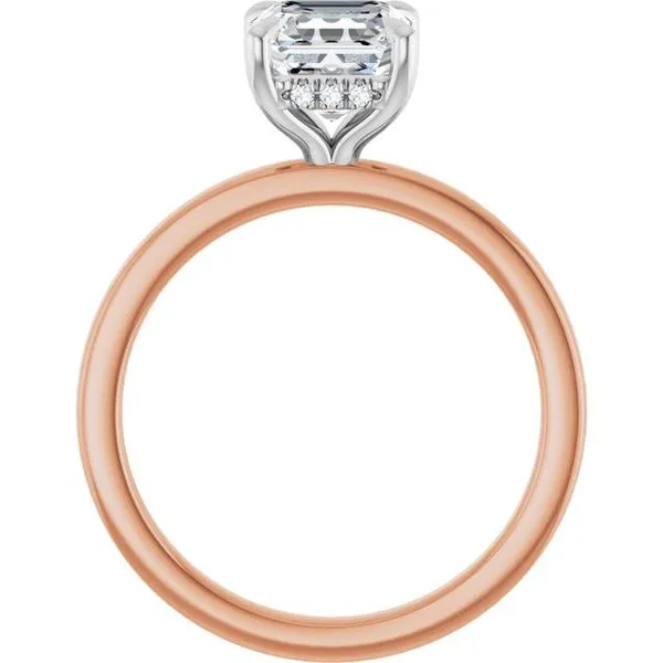 Claw-Prong Hidden Halo-Style Engagement Ring Image 2 Futer Bros Jewelers York, PA