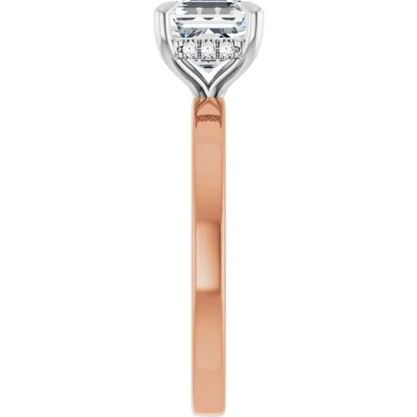 Claw-Prong Hidden Halo-Style Engagement Ring Image 4 J. Thomas Jewelers Rochester Hills, MI