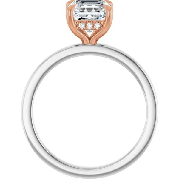 Claw-Prong Hidden Halo-Style Engagement Ring Image 2 Raleigh Diamond Fine Jewelry Raleigh, NC