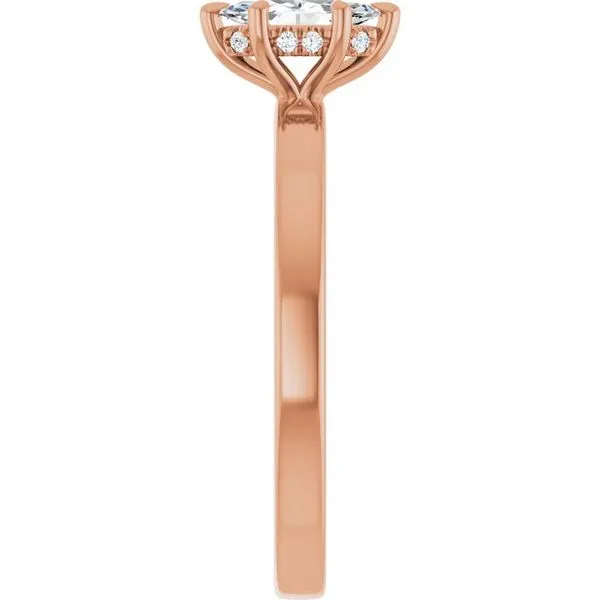 Claw-Prong Hidden Halo-Style Engagement Ring Image 4 Raleigh Diamond Fine Jewelry Raleigh, NC