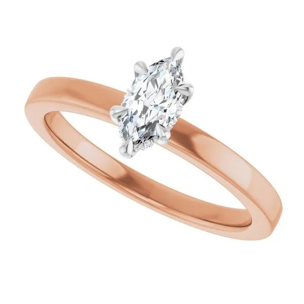 Claw-Prong Hidden Halo-Style Engagement Ring Image 5 Futer Bros Jewelers York, PA