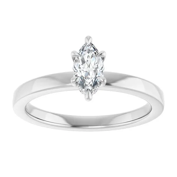 Claw-Prong Hidden Halo-Style Engagement Ring Image 3 Jimmy Smith Jewelers Decatur, AL