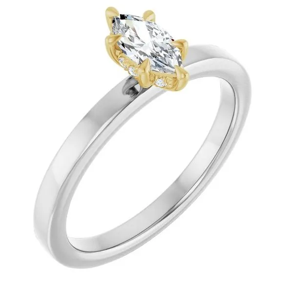 Claw-Prong Hidden Halo-Style Engagement Ring Shipley's Fine Jewelry Hampstead, MD