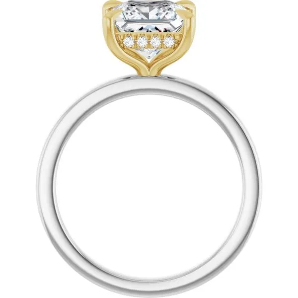 Claw-Prong Hidden Halo-Style Engagement Ring Image 2 Mark Jewellers La Crosse, WI