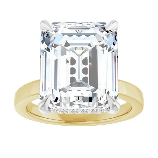 Claw-Prong Hidden Halo-Style Engagement Ring Image 3 Mark Jewellers La Crosse, WI