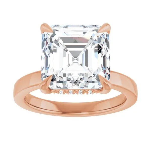 Claw-Prong Hidden Halo-Style Engagement Ring Image 3 Paul James Jewelers Angels Camp, CA