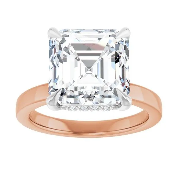 Claw-Prong Hidden Halo-Style Engagement Ring Image 3 Shipley's Fine Jewelry Hampstead, MD