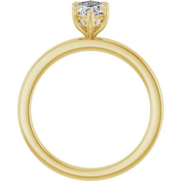 Claw-Prong Hidden Halo-Style Engagement Ring Image 2 Raleigh Diamond Fine Jewelry Raleigh, NC