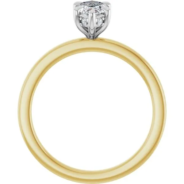 Claw-Prong Hidden Halo-Style Engagement Ring Image 2 Mark Jewellers La Crosse, WI
