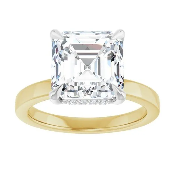 Claw-Prong Hidden Halo-Style Engagement Ring Image 3 Mark Jewellers La Crosse, WI