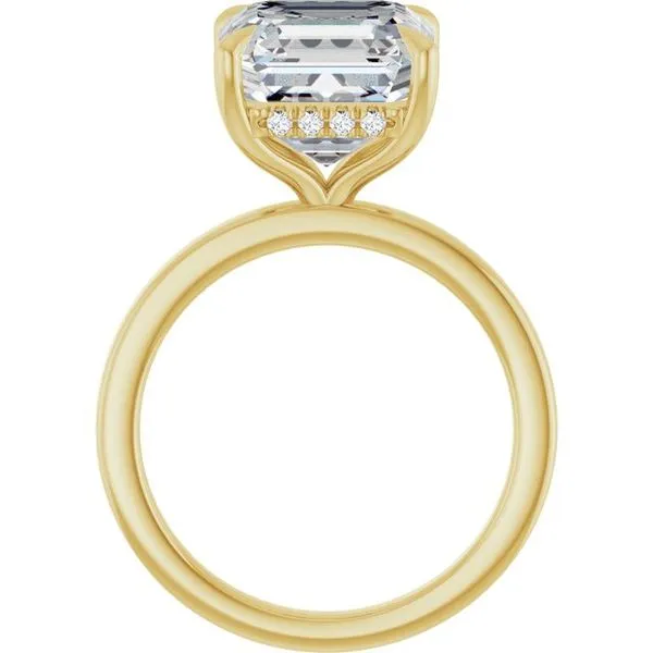 Claw-Prong Hidden Halo-Style Engagement Ring Image 2 Mark Jewellers La Crosse, WI