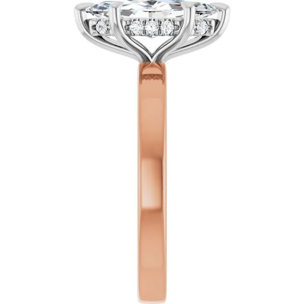 Claw-Prong Hidden Halo-Style Engagement Ring Image 4 Paul James Jewelers Angels Camp, CA