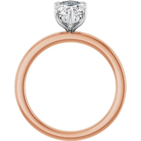 Claw-Prong Hidden Halo-Style Engagement Ring Image 2 Futer Bros Jewelers York, PA