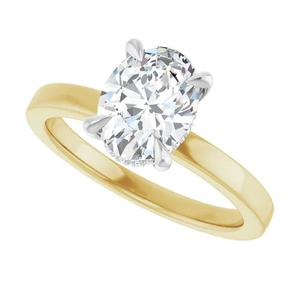Claw-Prong Hidden Halo-Style Engagement Ring Image 5 Buchkosky Jewelers, Inc. Rosedale, MN