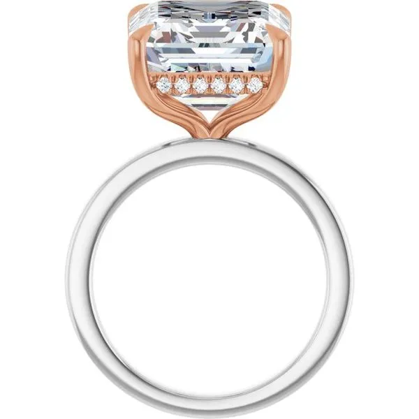 Claw-Prong Hidden Halo-Style Engagement Ring Image 2 Shipley's Fine Jewelry Hampstead, MD