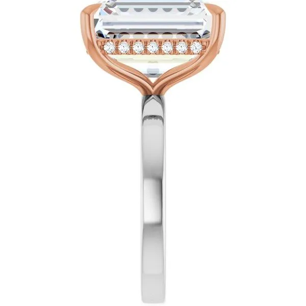 Claw-Prong Hidden Halo-Style Engagement Ring Image 4 Shipley's Fine Jewelry Hampstead, MD