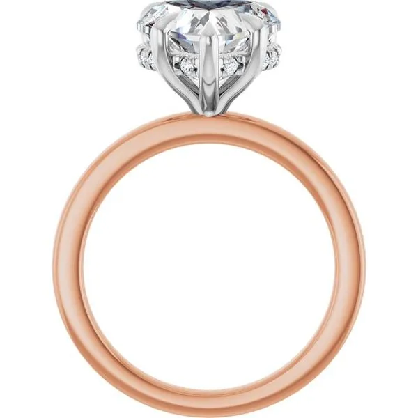 Claw-Prong Hidden Halo-Style Engagement Ring Image 2 Raleigh Diamond Fine Jewelry Raleigh, NC