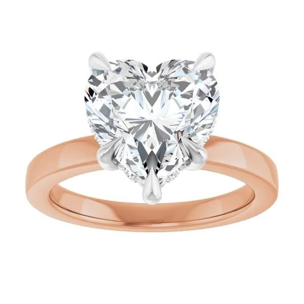 Claw-Prong Hidden Halo-Style Engagement Ring Image 3 Shipley's Fine Jewelry Hampstead, MD