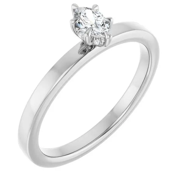 Claw-Prong Hidden Halo-Style Engagement Ring Jimmy Smith Jewelers Decatur, AL